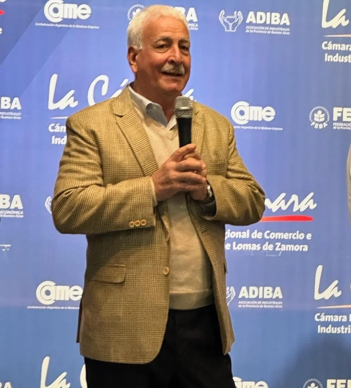 Alberto Kahale, vicepresidente y titular de la C&aacute;mara de Comercio e Industria de Lomas de Zamora.