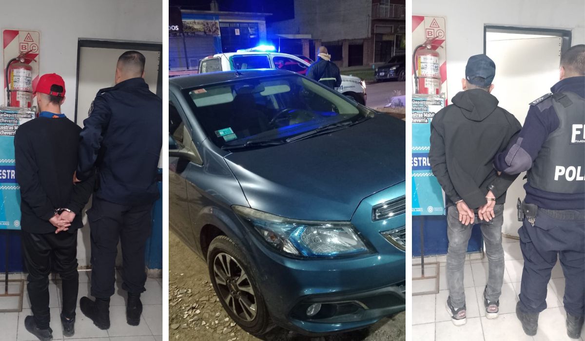 Robaron un auto en Burzaco y fueron detenidos en Esteban Echeverría: así fue el momento