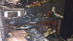 Incendio en una vivienda de Lanús: una jubilada tuvo que ser atendida por el SAME