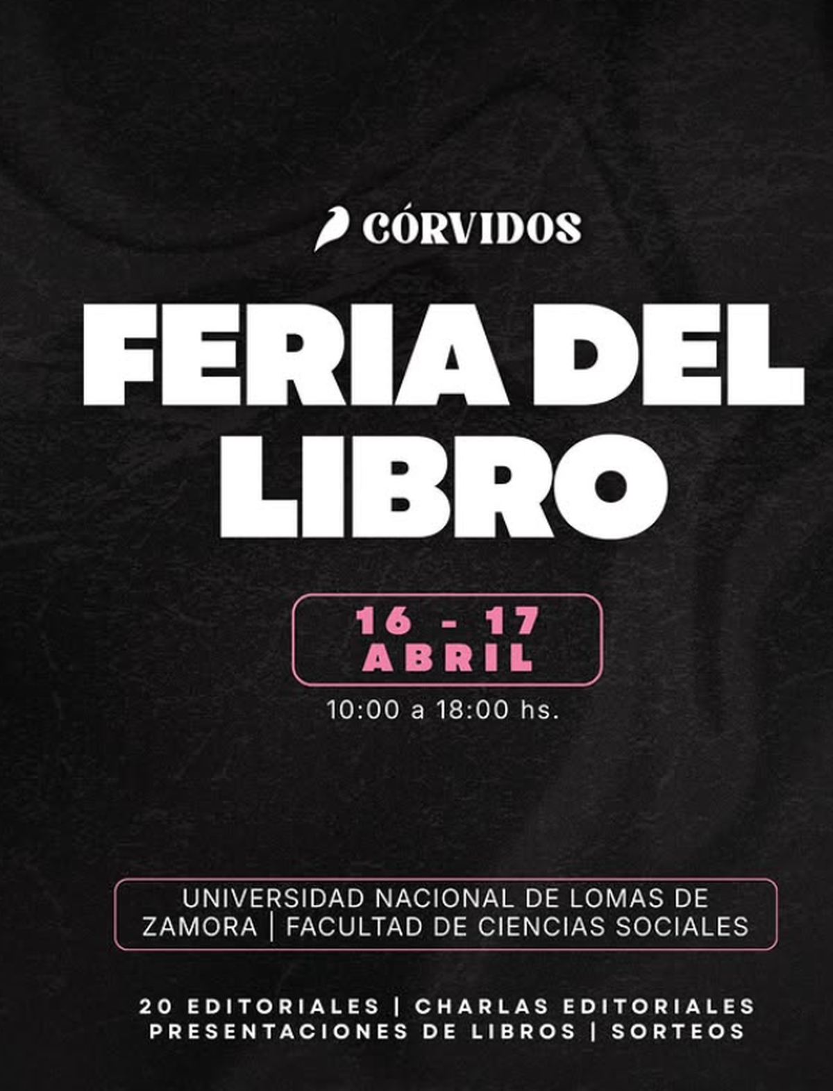 La Feria del Libro se realizará durante dos jornadas en la Facultad de Ciencias Sociales de la UNLZ, con actividades abiertas al público. La Feria del Libro se realizará durante dos jornadas en la Facultad de Ciencias Sociales de la UNLZ, con actividades abiertas al público.