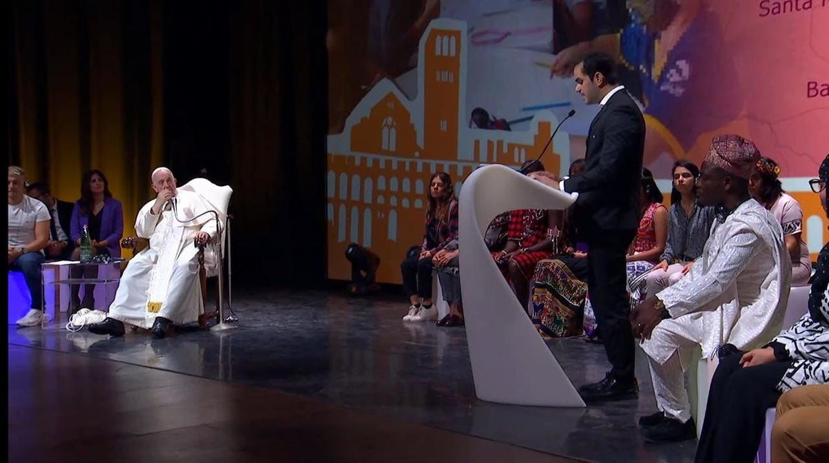 El evento en el que Facundo Pascutto, docente de la Universidad de Lomas, participó junto al Papa Francisco. 