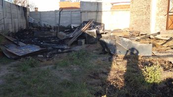 Incendio en Alejandro Korn: una madre y su hijo perdieron su vivienda