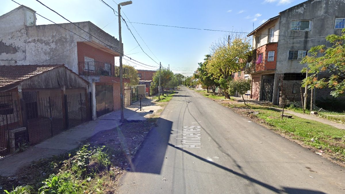 Amberes al 1300, Villa Centenario, Lomas de Zamora. La zona donde ocurrió el tiroteo.