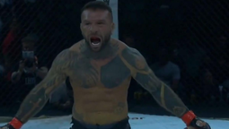 franco tenaglia, luchador de burzaco, gano una pelea en 45 segundos en el war de la mma