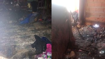 Familia de Villa Albertina busca ayuda tras un incendio: Perdimos todo