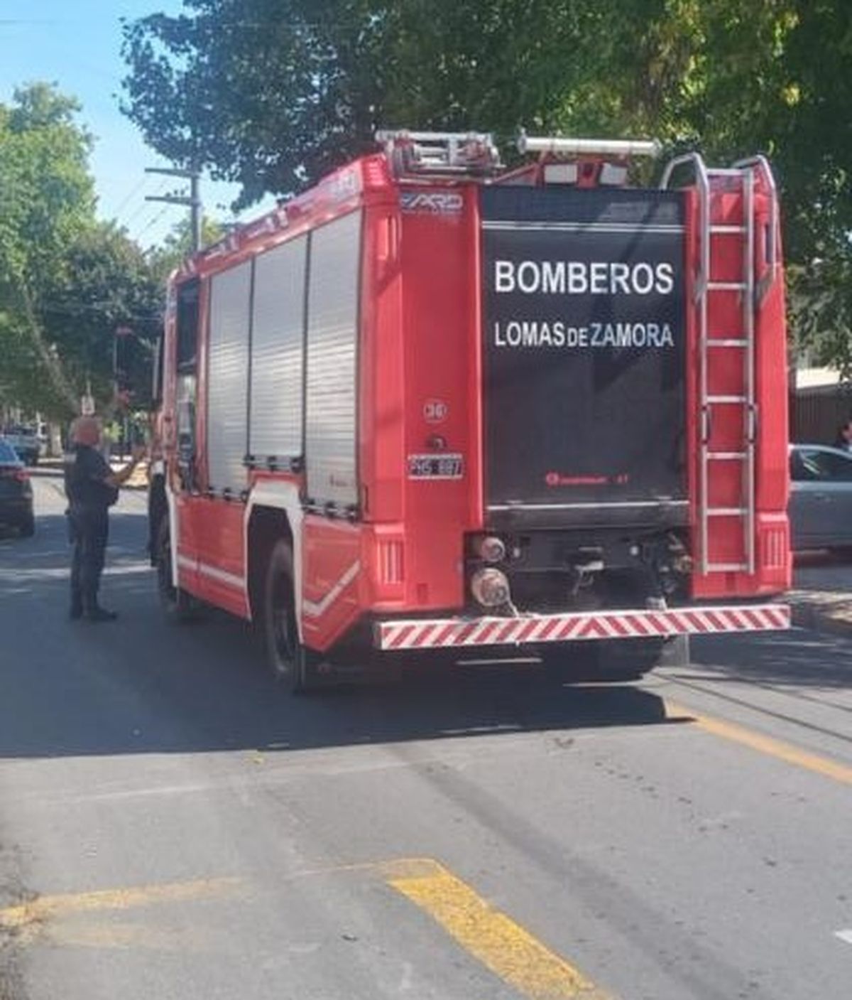Los Bomberos de Lomas de Zamora actuaron en el lugar.