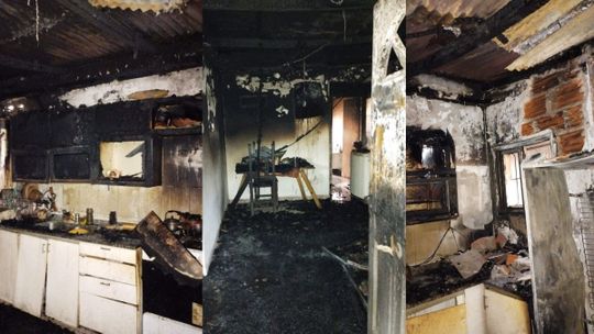Incendio total en una casa de Lomas de Zamora: Tuvimos un Dios aparte