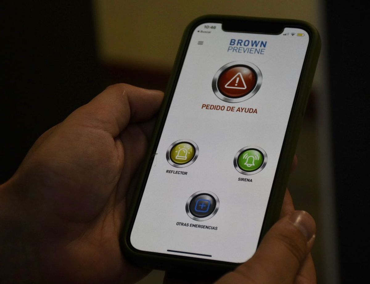 La aplicación 'Brown Previene' lanzada por el Municipio de Almirante Brown está disponible para dispositivos Android e iOS. 