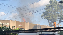 san vicente: incendio en el cafe boston, en pleno centro de la ciudad