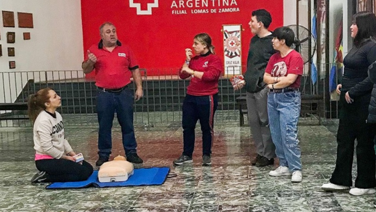 Lomas: la Cruz Roja hará una jornada abierta de RCP y primeros auxilios