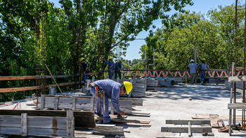 Almirante Brown: avanzan las obras del nuevo edificio para el ISFD Nº41