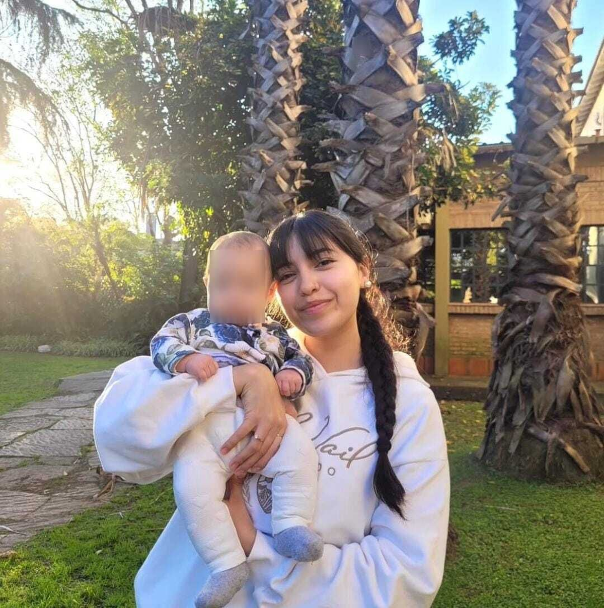 M&iacute;a tiene cuatro meses.&nbsp;&nbsp;