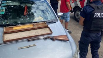 San Vicente: vendían armas por Telegram y fueron detenidos