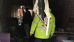 lomas: terrible incendio afecto a una peluqueria