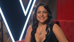 tercera vecina de almirante brown en la voz argentina: nadine chantal se lucio con rata blanca