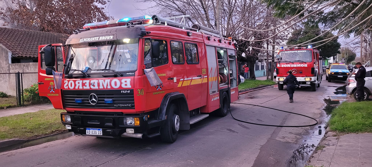 El siniestro ocurrió en una vivienda ubicada en la localidad de Burzaco, Almirante Brown.