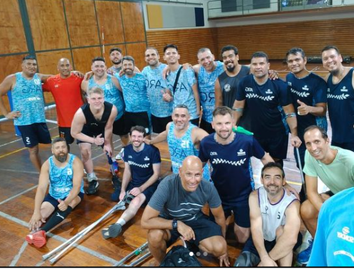 La Selección Argentina de Paravoley.