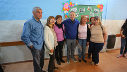 canning: gray participo de un homenaje en el centro de jubilados la amistad