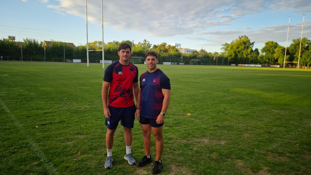 Tomás Buckley y Alejo Coppola, jugadores de Pucará. Tomás Buckley y Alejo Coppola, jugadores de Pucará.