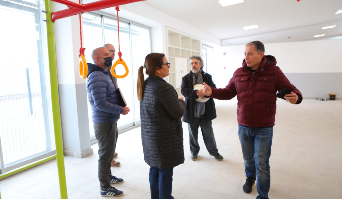 La obra permitirá sumar 280 vacantes para las niñas y los niños del barrio Malvinas.
