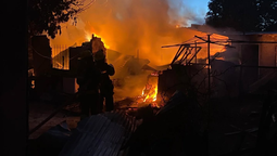 lanus: se incendio una vivienda en monte chingolo
