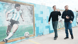 diego nos une: otermin y alvarez recorrieron obras en el limite entre lomas y lanus