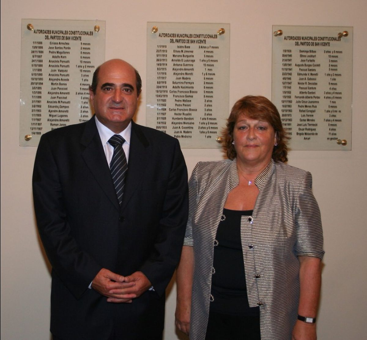 Antonio Arcuri junto a Brigida Malacrida en 2003.   