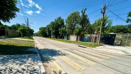 glew: finalizaron las obras de pavimentacion de la calle gobernador arias