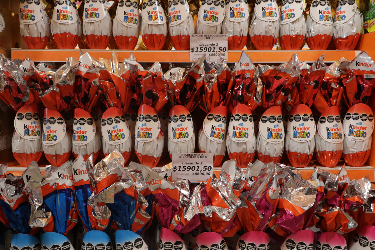 Baj&oacute; la venta de huevos de Pascua con respecto al a&ntilde;o pasado.