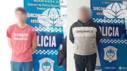 monte grande: dos motochorros detenidos por un robo