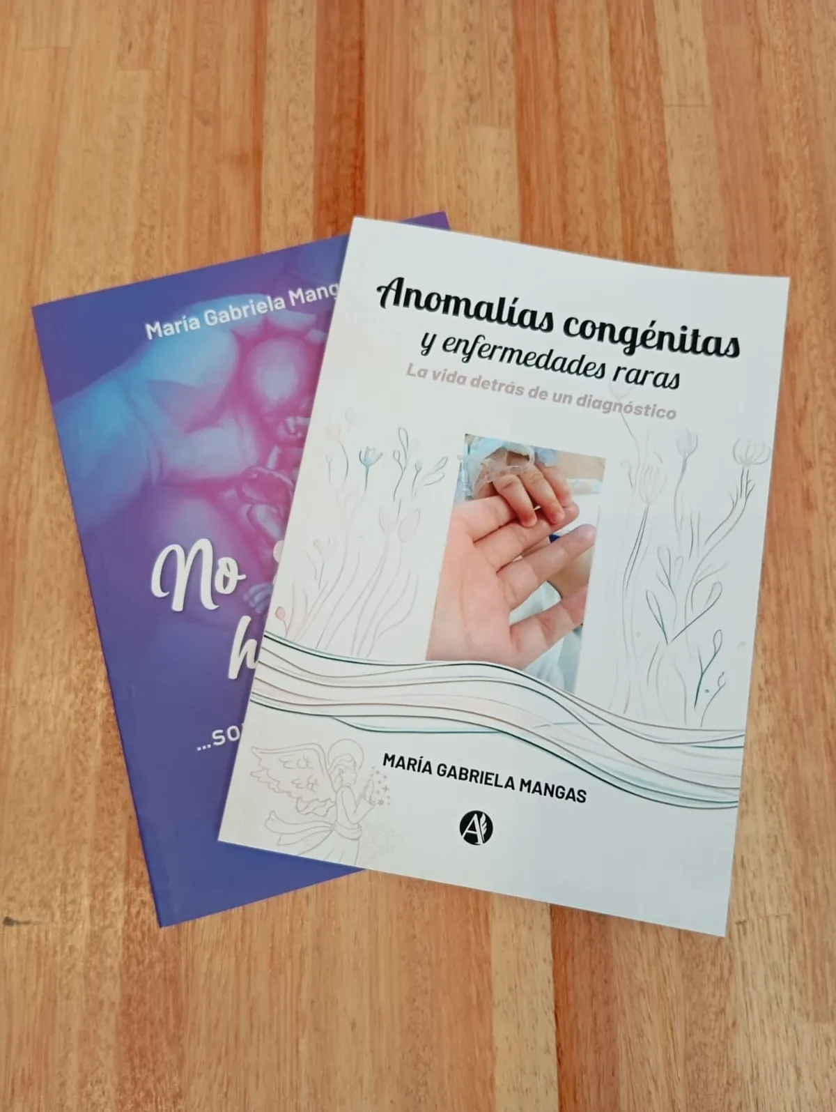Los libros que publicó la vecina.