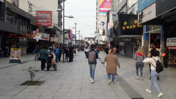 susto en la peatonal laprida: principio de incendio en el centro de lomas