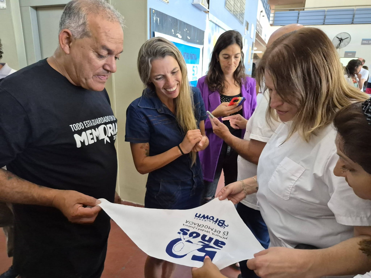 La actividad se llev&oacute; a cabo en el marco del 24 de marzo.