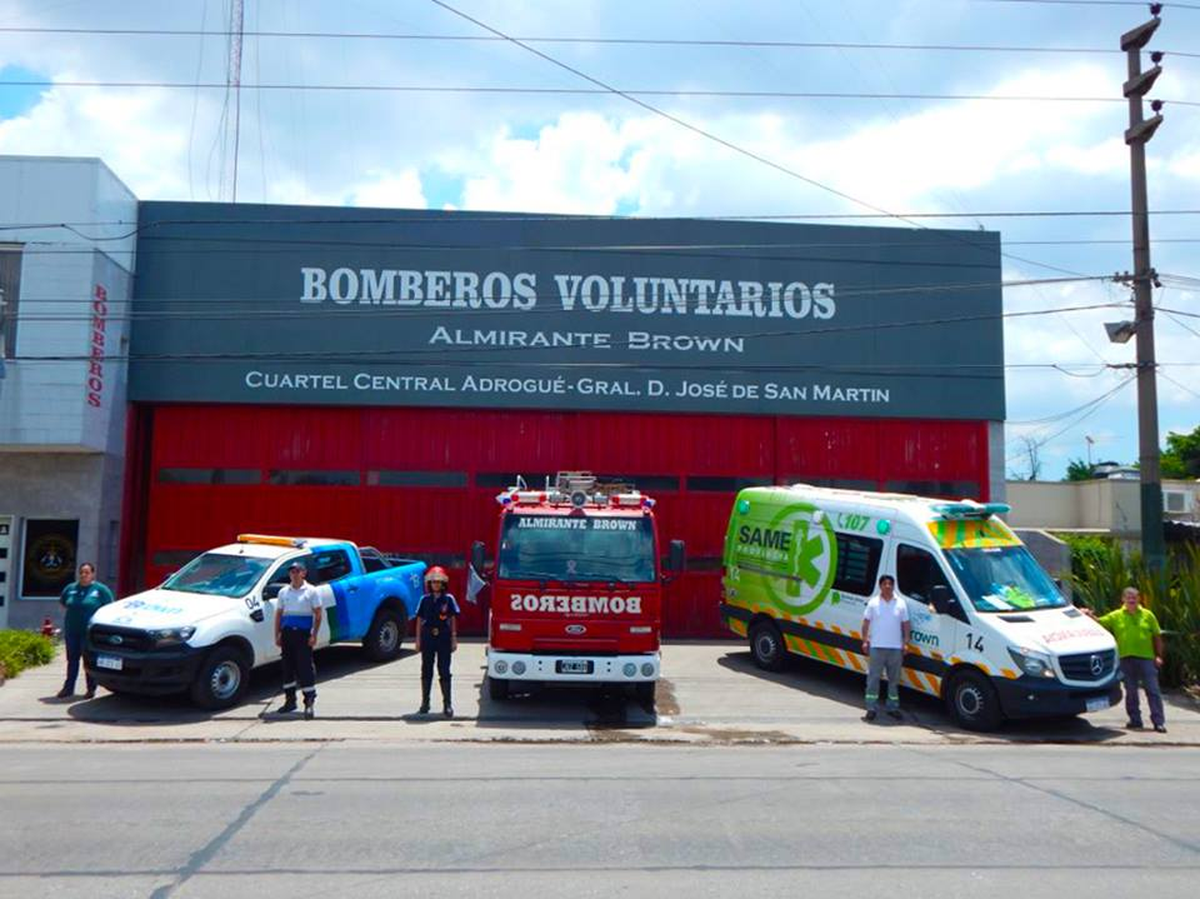 Los vecinos podrán acercarse a los cuartes de los Bomberos de Almirante Brown durante la tarde del sábado 3 de junio. 