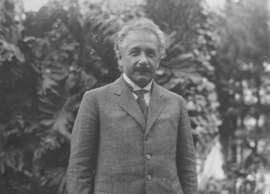 Se cree que esta foto de Albert Einstein pudo haber sido tomada en Llavallol.