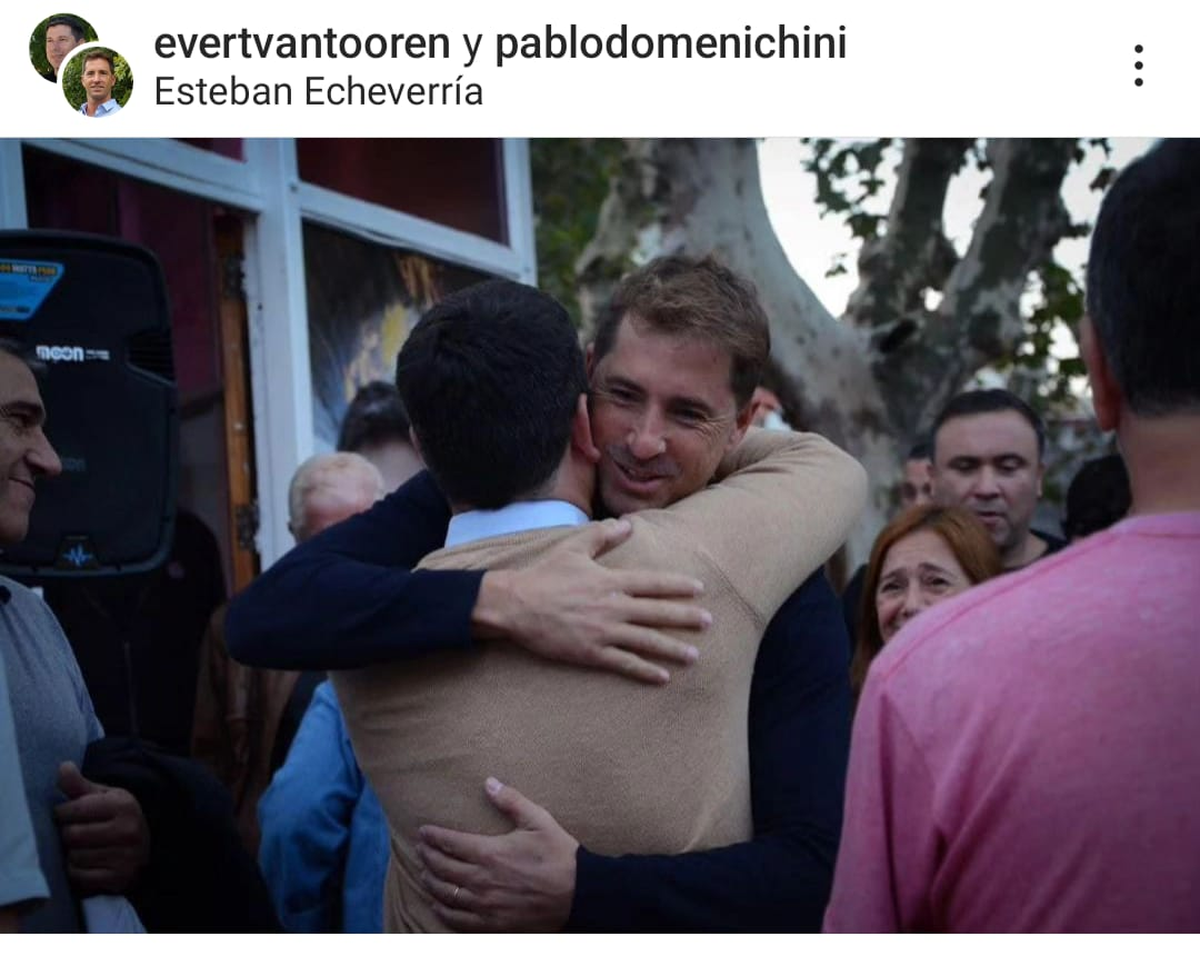 Domenichini se qued&oacute; con la precandidatura y recibi&oacute; el apoyo de Van Tooren.