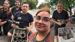 bomberos de glew recuperaron un cajon de herramientas extraviado durante un incendio: gracias a todos