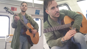 Del heavy metal a los melódicos: el cantante del Tren Roca que conquista corazones