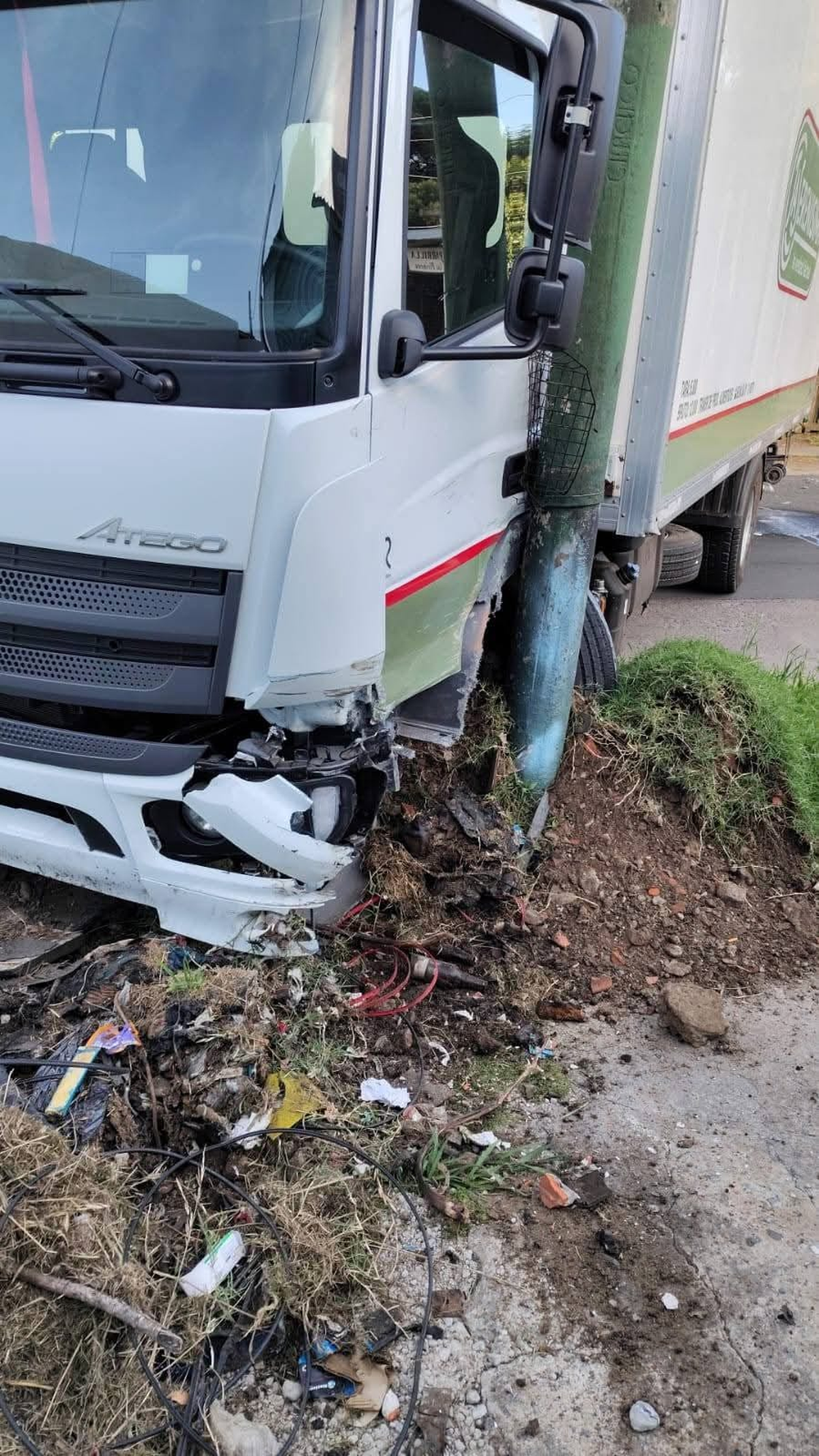 Afortunadamente no hubo heridos.