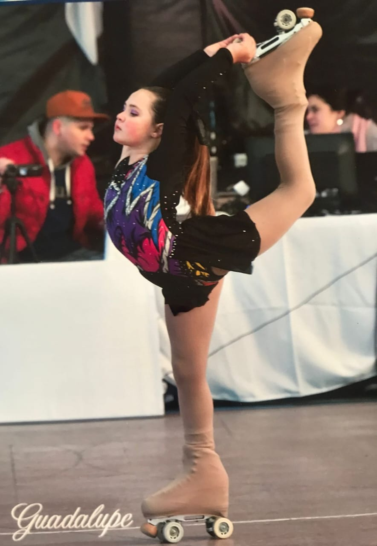 Guadalupe Poles, de 8 años, clasificó a la competencia nacional.