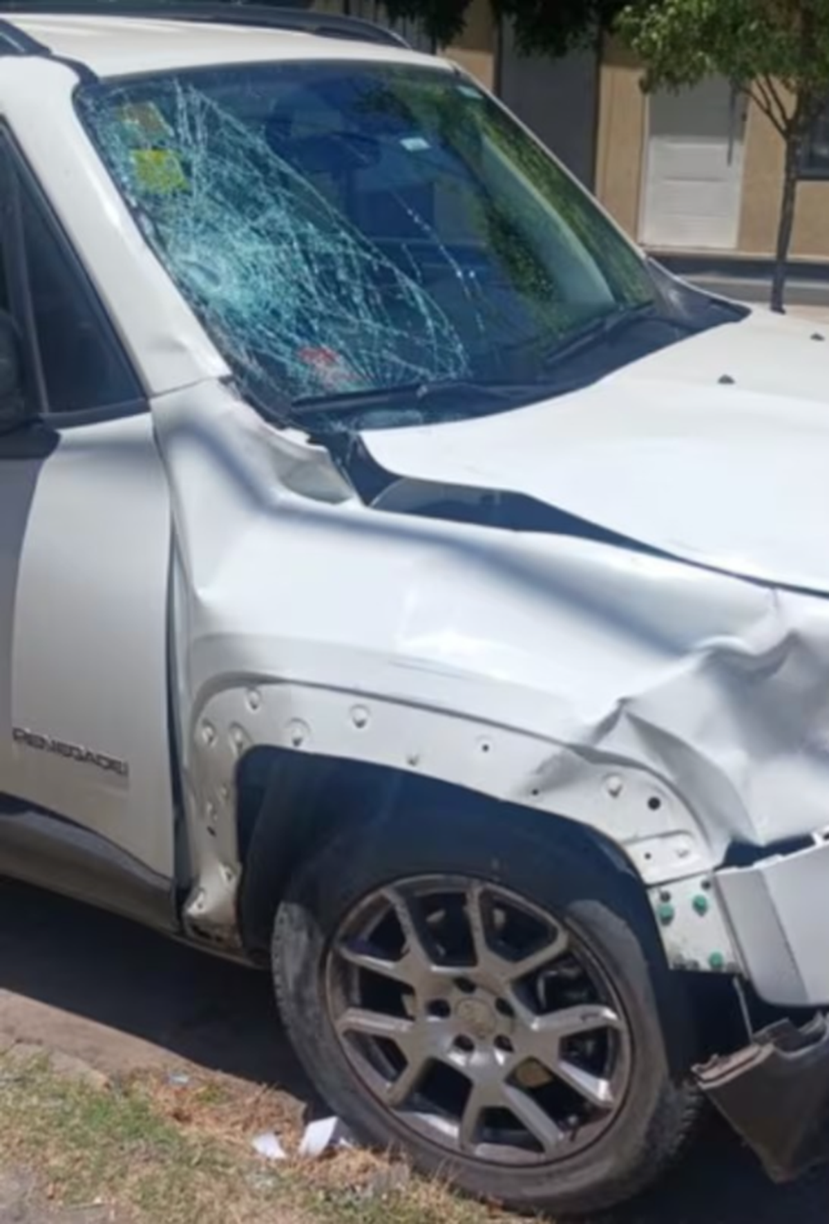 La mujer fue detenida tras el choque.