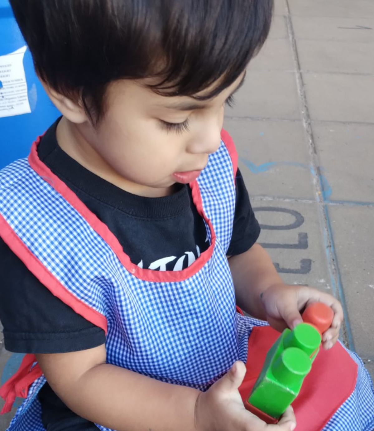Dante tiene 3 años y vive en Lanús.