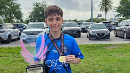 salva dellacasa, el jugador de saint thomas que se lucio en miami y es una promesa a sus 13 anos