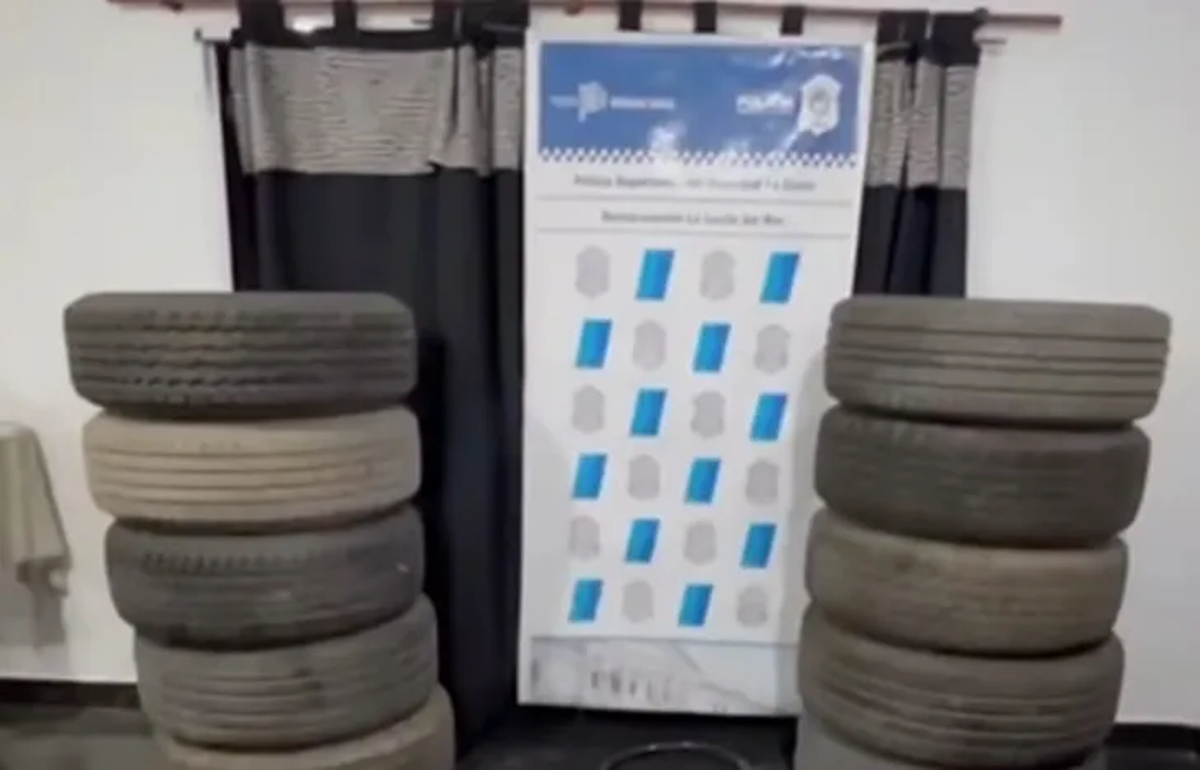 Dos vecinos de Lomas fueron detenidos acusados de robar ruedas en la Costa.