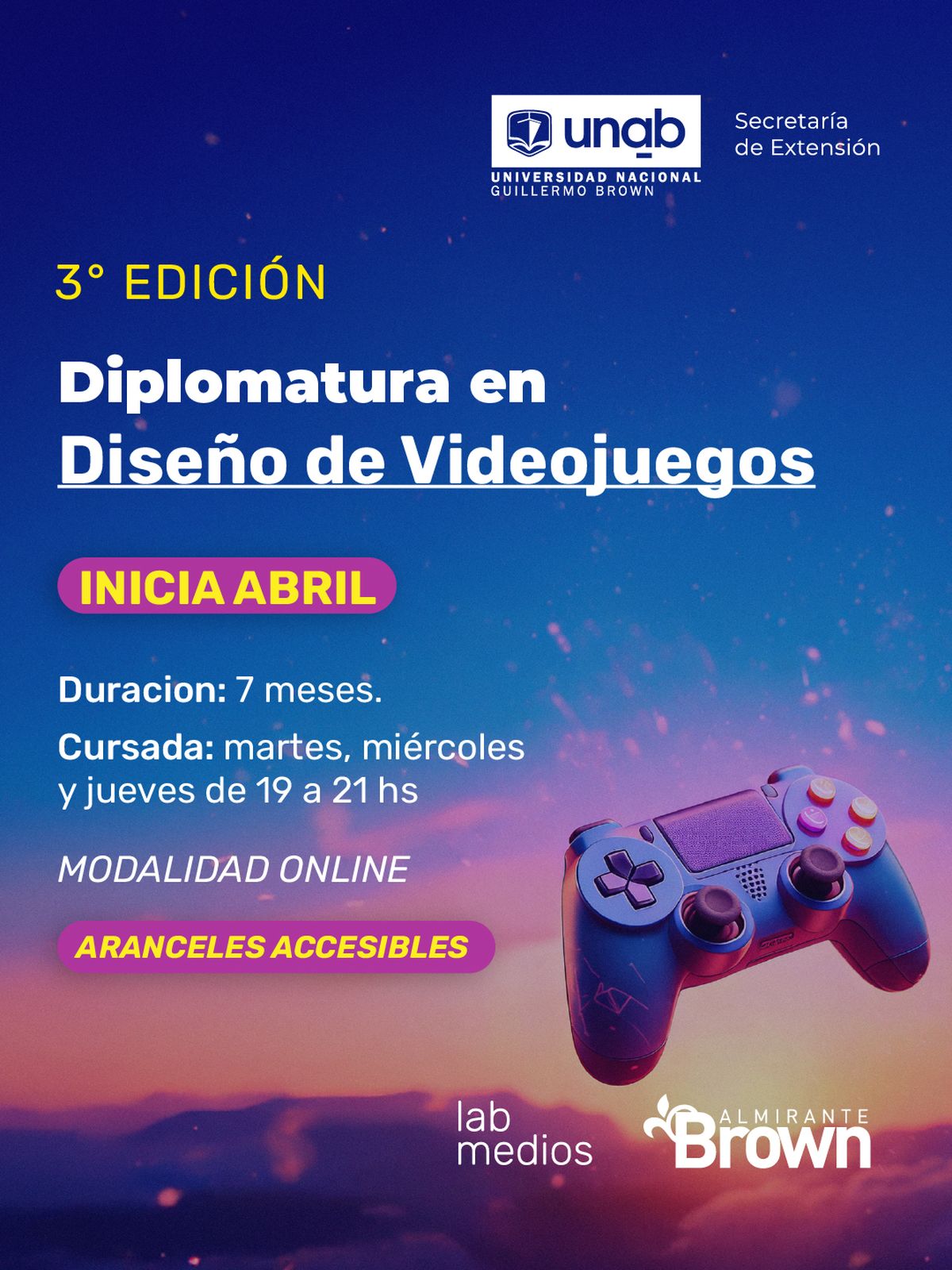 Es la tercera edici&oacute;n de la Diplomatura de la UNAB.
