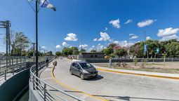 almirante brown: habilitaron la calle presidente peron junto al paso bajo nivel de rafael calzada