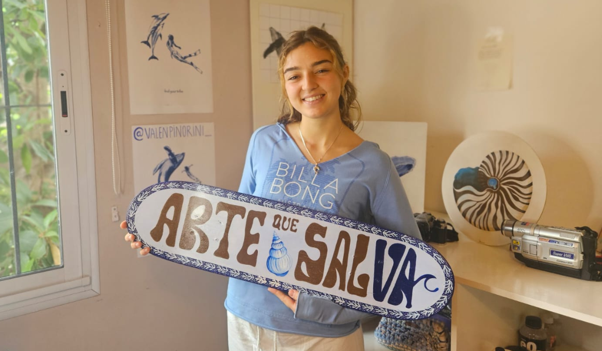 Valentina Pinorini tiene 24 años y es vecina de Adrogué.