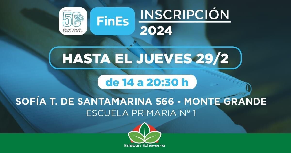 La inscripción se extenderá hasta el 29 de febrero en Esteban Echeverría.
