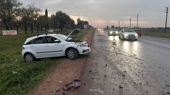 Fuerte choque sobre la Ruta 16 entre Brown y Canning: un menor hospitalizado