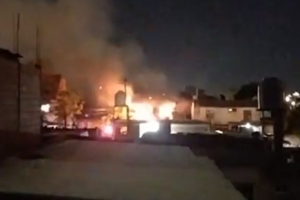Incendio ocurrido en Berazategui, donde fallecieron dos jovenes.